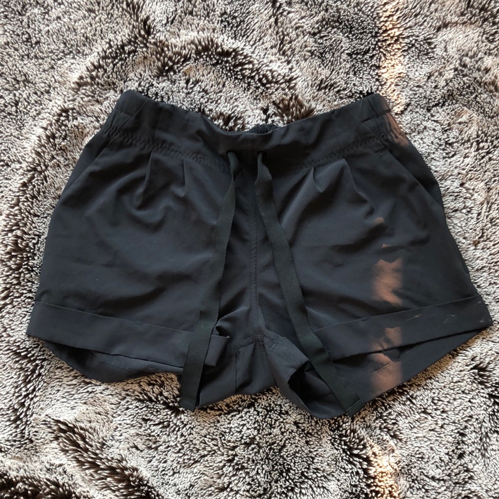 Black lululemon shorts